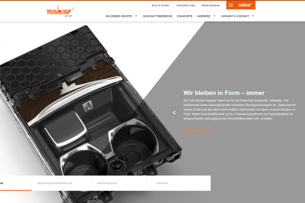 Neue Weber Website