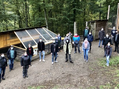 Azubi-Projekttag im Wildpark Donsbach